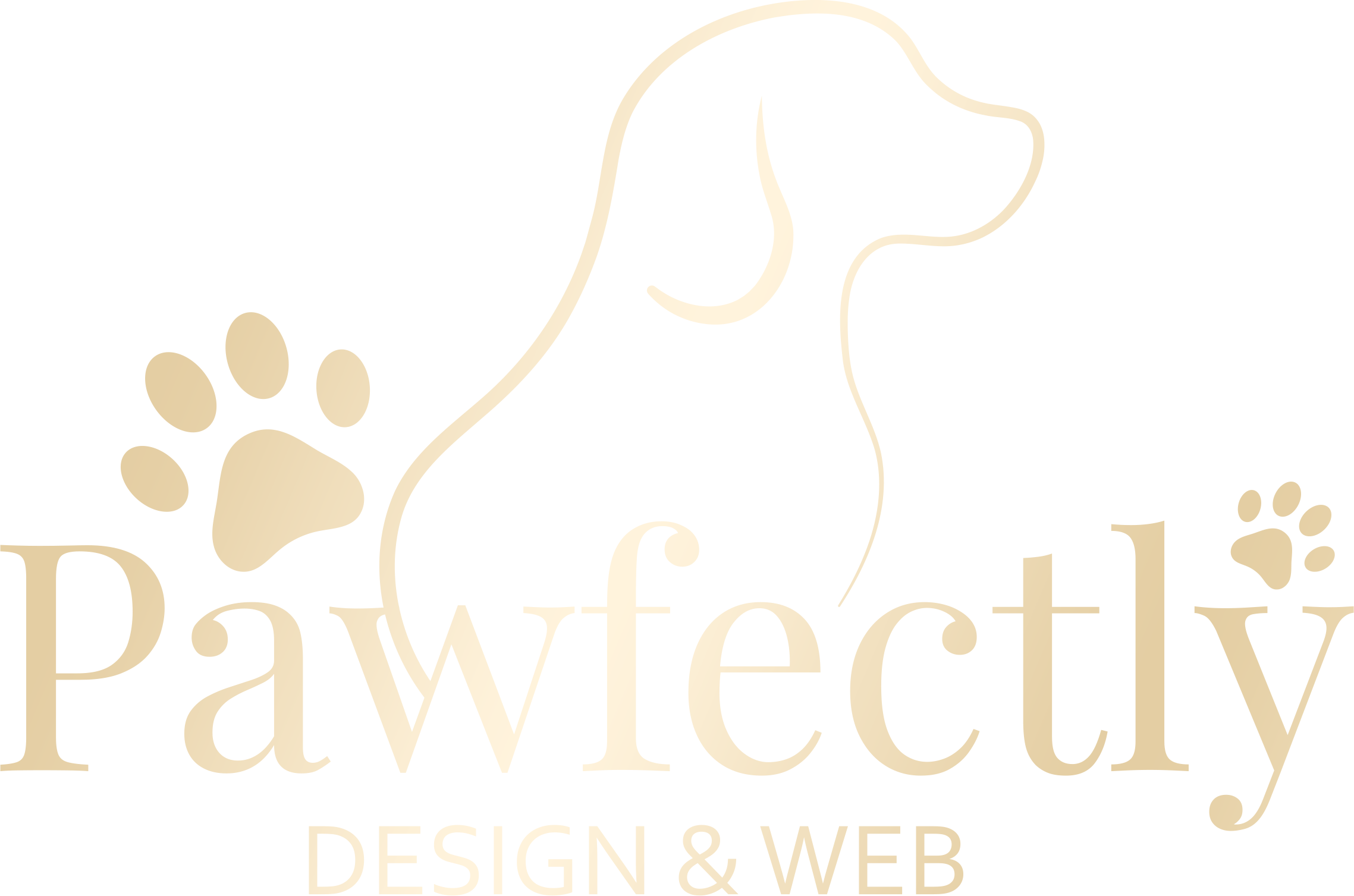 Pawfectly Design & Web Logo