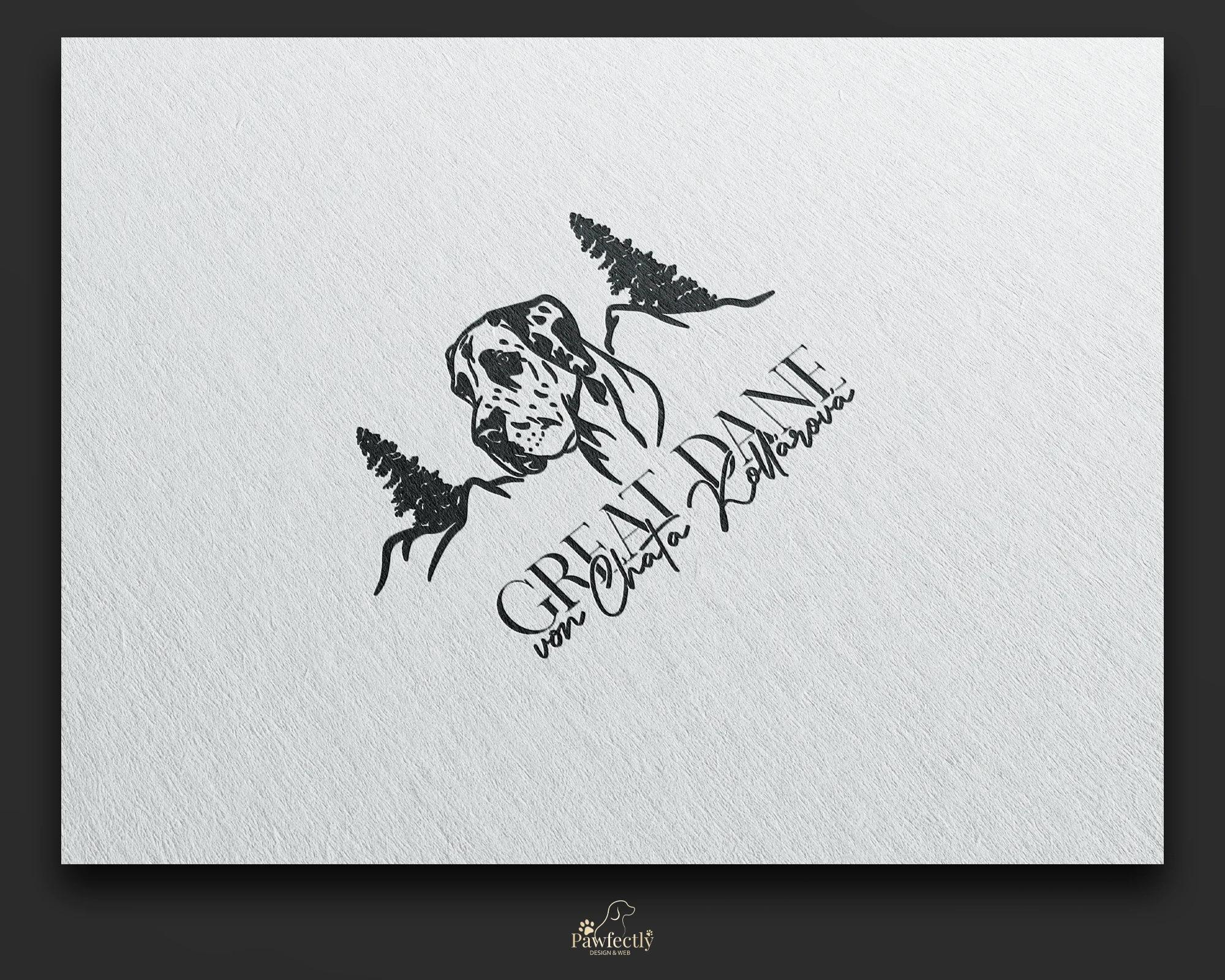 Great Dane von Chatta Kolárová Kennel logo